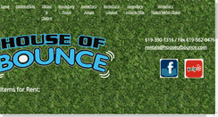Desktop Screenshot of houseofbounce.com