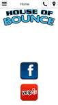 Mobile Screenshot of houseofbounce.com